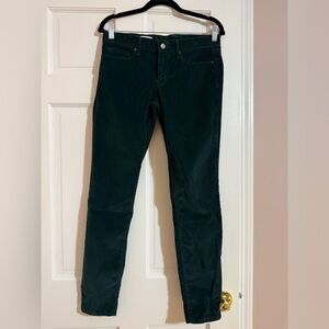 Gap Green Corduroy Leggings Jeans
